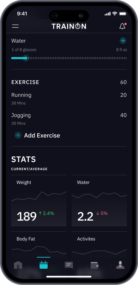 Progress tracking interface